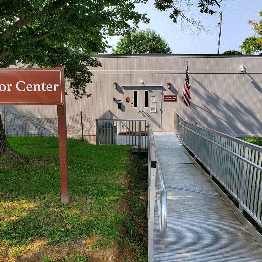 USMGE undertook the construction of a temporary modular visitors center at Antietam National Battlefield Park.