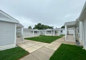 modular student housing at Catholic University