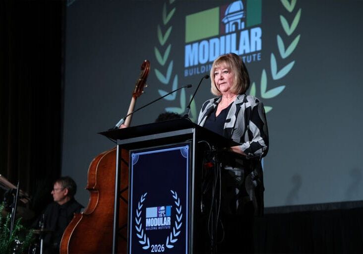 Laurie Robert speaks at MBI's 2026 Awards of Distinction