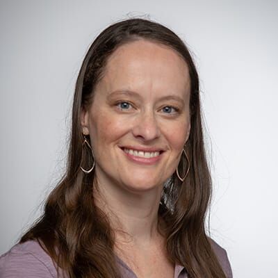 Kristin Field-Macumber, researcher in the National Laboratory of the Rockies’ (NLR’s) (formerly the National Renewable Energy Laboratory's—NREL’s) Building Energy Systems Integration Research Group