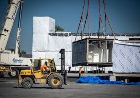 MODLOGIQ builds a modular hospital at its offsite manufacturing facility